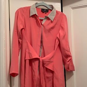 Sachin + Babi Coral Saturation Shirt Dress